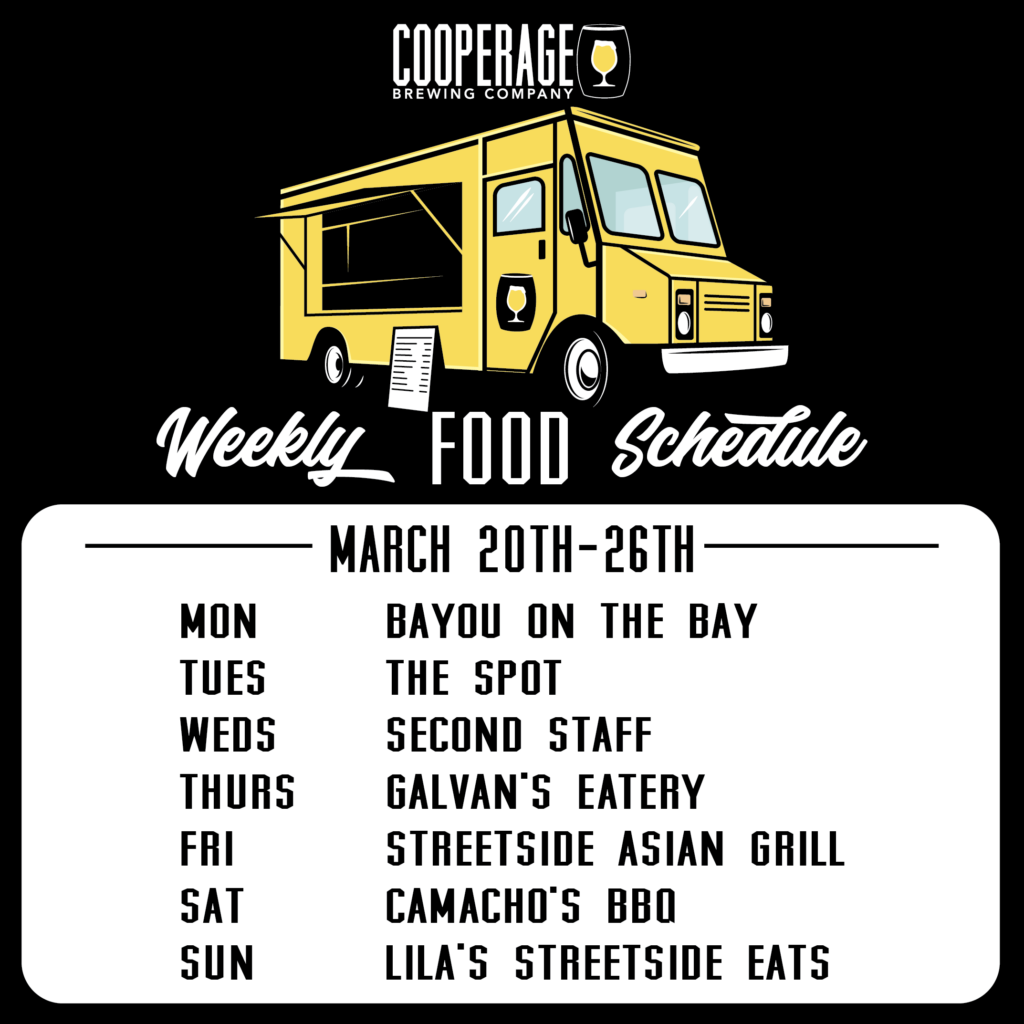 Coop Food Truck Schedule March 2023 Wk4