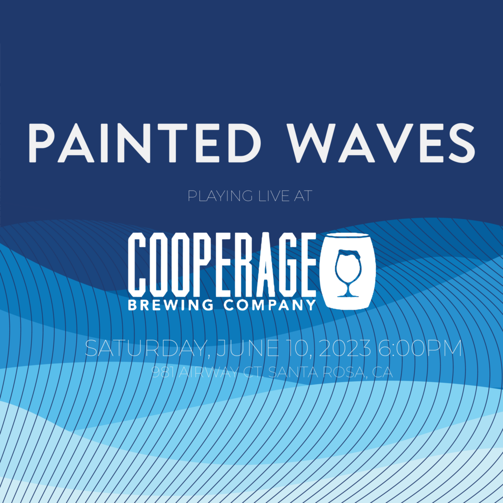 Painted waves poster